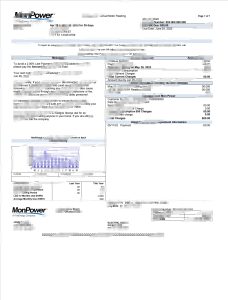 美国周一电力公用事业账单模板（Word 和 PDF 格式）US Monday Electric Utility Bill Template (Word and PDF)-帮司令