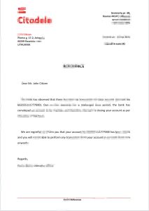 立陶宛 Citadele 银行账户推荐信模板Lithuania Citadele Bank Account Reference Letter Template-帮司令