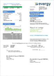 美国密苏里州Evergy电力账单Word和PDF模板USA Missouri Evergy Electricity Utility Bill Word And PDF Template-帮司令