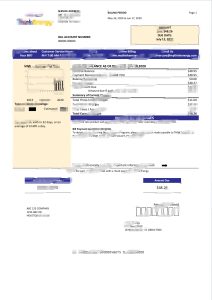 美国 Think Energy 公用事业账单模板（Word 和 PDF 格式）USA Think Energy Utility Bill Template In Word And PDF Format-帮司令