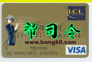 法国银行维萨高端信用卡PS/PSD模板French Bank Visa High-End Credit Card PS/PSD Template-帮司令