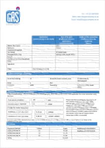 南非天然气公司天然气公用事业账单Word和PDF模板South Africa The GAS Company Gas Utility Bill Word And PDF Template-帮司令