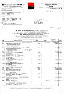 法国邮政银行银行对账单模板（Word 和 PDF 格式）France La Banque Postale Bank Statement Template in Word and PDF Format-帮司令