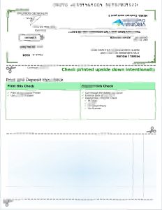 弗吉尼亚信用合作社支票模板virginia credit union check template-帮司令