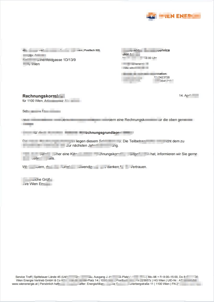 Word 和 PDF 格式的奥地利维也纳能源模板