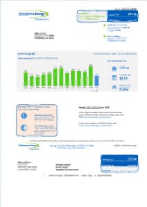 美国密歇根州消费者能源公用事业账单模板（Word 和 PDF 格式）USA Michigan Consumers Energy Utility Bill Template In Word And PDF Format-帮司令