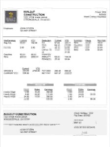 美国俄亥俄州建筑公司收益表模板（Word 和 PDF 格式）USA Ohio construction company earnings statement template in Word and PDF format-帮司令