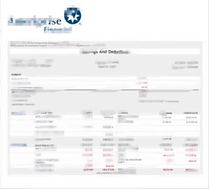 美国桑基工资单模板（Word 和 PDF 格式）United States Sankey Pay Stub Template in Word and PDF Format-帮司令