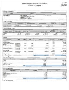美国工资单模板（Word 和 PDF 格式）United States Pay Stub Template in Word and PDF Format-帮司令