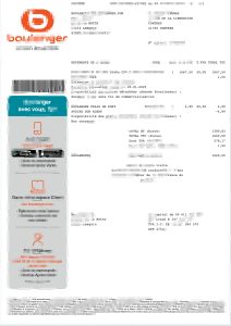 法国布朗热发票模板（Word 和 PDF 格式）France Boulanger Invoice Template in Word and PDF Format-帮司令