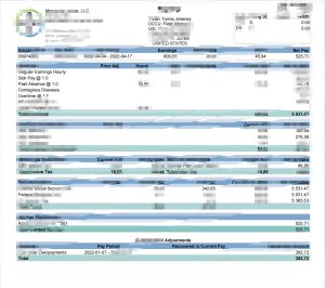 拜耳孟山都 Caribe 工资单模板Bayer Monsanto Caribe Paystub template-帮司令