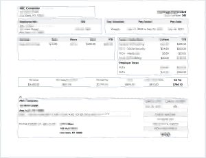 美国纽约收益表Word和PDF模板USA New York earnings statement Word and PDF template-帮司令