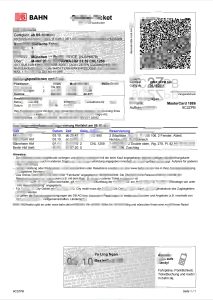 慕尼黑至柏林夜班火车电子票模板Night Train E-Ticket From Munich To Berlin Template-帮司令