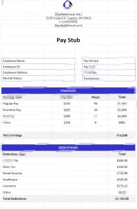 Bluefield Corp 工资单模板电子公司收入证明Bluefield Corp Paystub templateElectronic company income certificate-帮司令