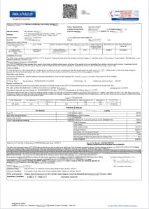 印度信实私家车保单pdf模板Reliance India Private Car Insurance Policy PDF Template-帮司令