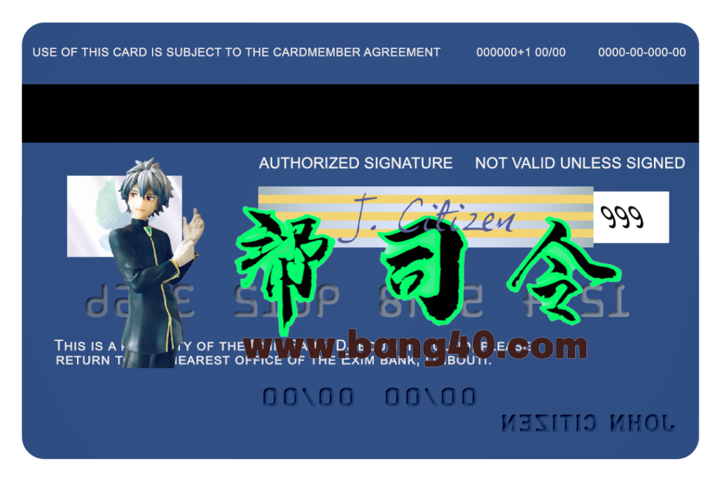 图片[2]-吉布提进出口银行 Visa 借记卡 PSD 模板