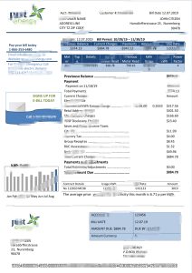 德国公正能源公用事业账单Word和PDF模板Germany Just Energy Utility Bill Word And PDF Template-帮司令