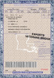 美国路易斯安那州产权证书模板（Word 和 PDF 格式）United States Louisiana Title Certificate Template in Word and PDF Format-帮司令