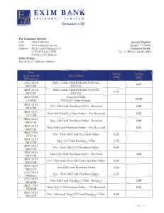 吉布提进出口银行对账单模板Djibouti Exim Bank Statement Template-帮司令