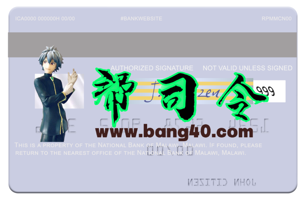 图片[2]-马拉维国家银行 Visa 卡 PSD 模板