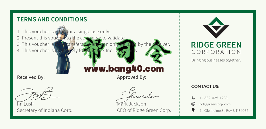 图片[2]-公司代金券psd模板