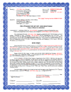 美国私人抵销债券word模板US Private Offset Bond Word Template-帮司令