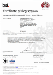 英国企业信息安全合规证书pdf模板UK Corporate Information Security Compliance Certificate PDF Template-帮司令