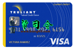 美国北卡罗莱纳诚信合作社维萨卡PS/PSD模板North Carolina Integrity Cooperative Visa Card PS/PSD Template-帮司令