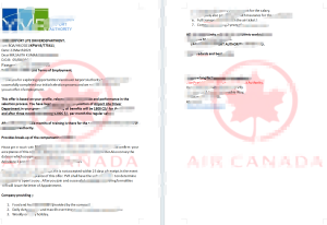 加拿大就业录用通知书模板 – PDF 和 Word 格式Canadian Employment Offer Letter Template – PDF and Word Formats-帮司令