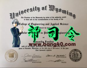 怀俄明大学证书 PSD 模板University Of Wyoming Certificate PSD Template-帮司令