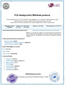 法国金融行为监管局 (FCA) 撤回协议指南模板（Word 和 PDF 格式）France FCA Withdrawal Protocol Guide Template in Word and PDF format-帮司令