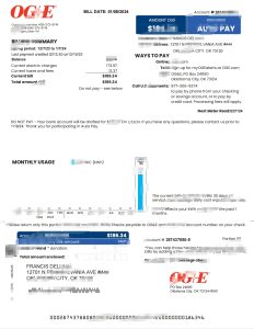 美国 OG&E 公用事业账单指南模板（Word 和 PDF 格式）USA OG&E Utility Bill Guide Template in Word and PDF format-帮司令