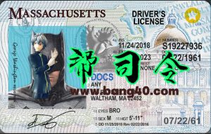 美国马萨诸塞州驾驶执照 PSD 模板 1200 DPI（2025 版）USA Massachusetts Driving License PSD Template 1200 DPI (2025 Version)-帮司令