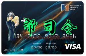 博茨瓦纳储蓄银行 Visa 卡 PSD 模板Botswana Savings Bank Visa Card PSD Template-帮司令