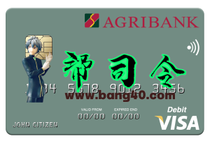 越南农业银行 Visa 借记卡 PSD 模板Vietnam Agribank Visa Debit Card PSD Template-帮司令