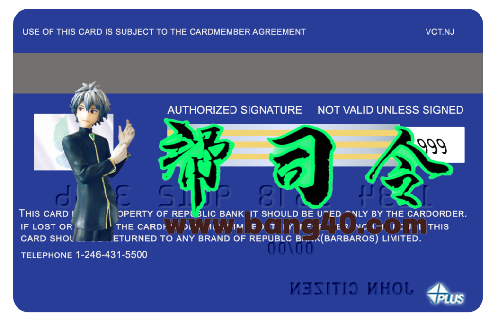 图片[2]-巴巴多斯共和国银行 Visa 卡 PSD 模板