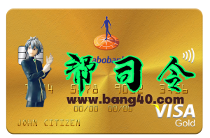 荷兰合作银行 Visa 金卡 PSD 模板Netherlands Rabobank Visa Gold Card PSD Template-帮司令
