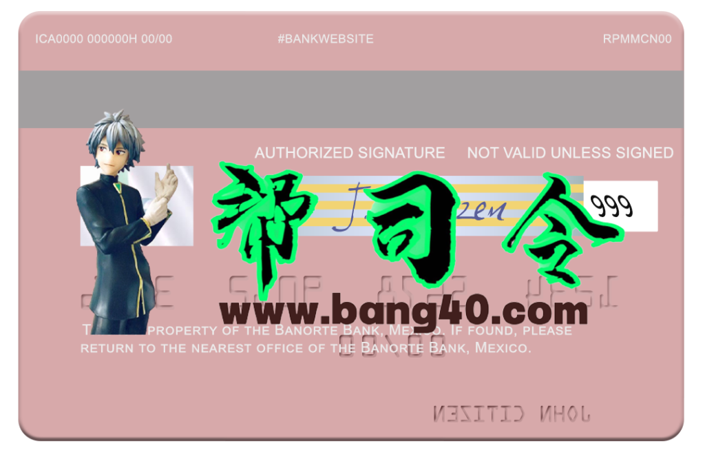 图片[2]-墨西哥 Banorte 银行 Visa 借记卡 PSD 模板