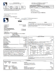 美国萨顿银行信用卡账单Word和PDF模板USA Sutton Bank Credit Card Statement Word And PDF Template-帮司令