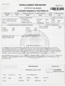 美国科罗拉多州车辆检查报告模板（Word 和 PDF 格式）USA Colorado Vehicle Inspection Report Template in word and pdf format-帮司令