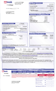 美国银行抵押贷款声明模板（Word 和 PDF 格式）USA U.S. Bank Mortgage Statement Template in word and pdf format-帮司令