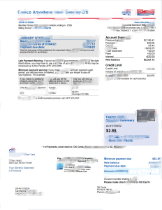美国 Costco Anywhere Visa 卡（花旗银行对账单 Word 和 PDF 模板）（4 页）USA Costco Anywhere Visa Card By Citi Bank Statement Word And PDF Template (4 pages)-帮司令