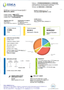 意大利 EGEA 电费账单模板（Word 和 PDF 格式）Italy EGEA Electricity Bill Template in word and pdf format-帮司令