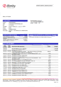 意大利 illimity 银行账户对账单模板（Word 和 PDF 格式）Italy illimity bank Bank Account Statement Template in word and pdf format-帮司令