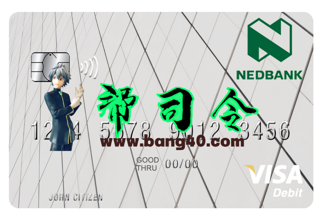 莱索托 Nedbank Visa 卡 PSD 模板