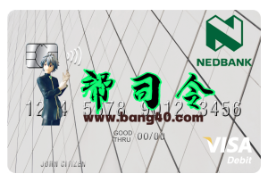 莱索托 Nedbank Visa 卡 PSD 模板Lesotho Nedbank Visa Card PSD Template-帮司令
