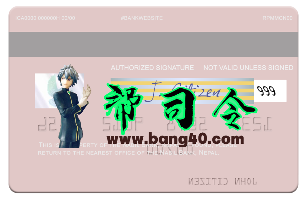 图片[2]-尼泊尔纳比尔银行 Visa 借记卡 PSD 模板