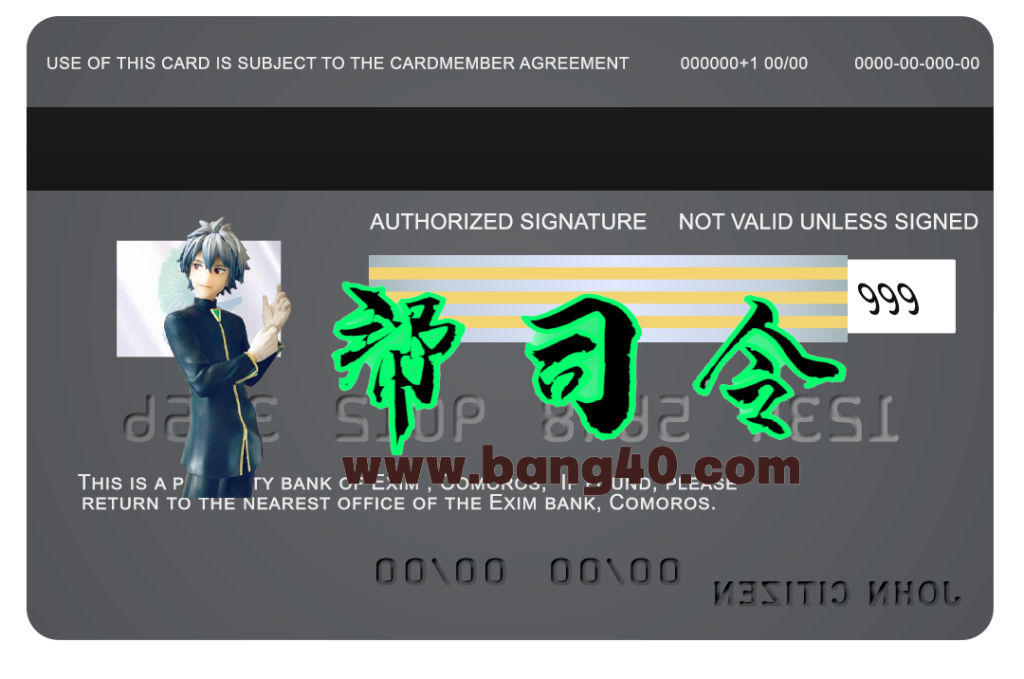 图片[2]-科摩罗进出口银行 Visa 借记卡 PSD 模板