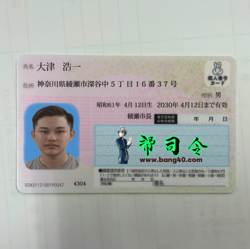 图片[3]-日本个人番号卡Japanese personal number card