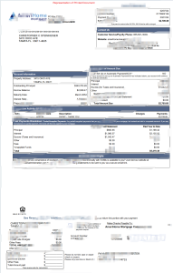 美国 AmeriHome 抵押贷款声明模板（Word 和 PDF 格式）United States AmeriHome Mortgage Statement Template in word and pdf format-帮司令
